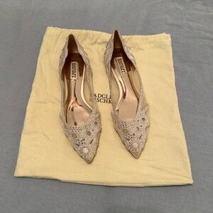 Badgley Mischka - Gigi Crystal Pointed Toe Flats
